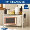 DanDiBo Verstellbares Küchenregal Weiß für Arbeitsplatte Produktbild-Vorschau 4