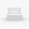 Lit d'enfant Cadre de lit Lit simple Lit 90cm blanc sans Voir les images du produit 3
