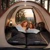 Spací vak AREBOS Camping, 220x83 cm, dekový spací vak pre Náhľad obrázku produktu 2