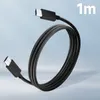 A black USB-C to USB-C cable coiled on a light gray background. Anteprima dell’immagine prodotto