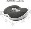 Memory Foam Sitzkissen, Steißbeinkissen, Orthopädisches Produktbild-Vorschau 6