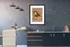 MuchoWow® Gerahmtes Poster Vogel - Kohlmeise - Zweige 60x80 Produktbild-Vorschau 5