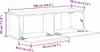 vidaXL TV-Schränk 2 pcs Schwarz 100 x 30 x 30 cm Produktbild-Vorschau 8