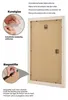 Bilderrahmen |Farbe:Weiß|Bildgröße: 80x120 cm|30 mm breite Produktbild-Vorschau 5