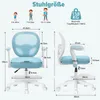 HOFFREE | Krzesło biurowe dla dzieci | Ergonomiczne krzesło Podgląd zdjęcia produktu 4