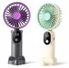 2er Set Mini Handventilator Akku, USB Ventilator mit LED Produktbild-Vorschau 1
