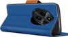 A blue flip case for a smartphone, showing the camera cutout and the phone inside. Náhľad obrázku produktu