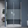 A modern bathroom with a shower enclosure. Produktbild-Vorschau