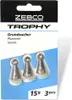 Zebco Grundsucher mit Kork 25g 3Stück NEW Produktbild-Vorschau 5