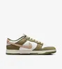 Nike Dunk Low Retro Premium "Medium Olive Hemp" Grün, Produktbild-Vorschau 3