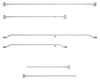Support de bâche en aluminium réglable 132-204cm pour Voir les images du produit 3