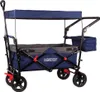 Bollerwagen Faltbar Handwagen Klappbar Gartenwagen mit Dach Produktbild-Vorschau 3