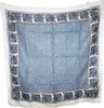 Baumwolltuch - Elefant - weiß - blau-schwarz - Produktbild-Vorschau 2