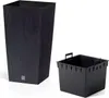 nabbi Blumentopf aus Kunststoff DRTS225 22,5 cm - Anthrazit Produktbild-Vorschau 1