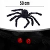 Halloween Spinne 50 cm Riesenspinne Tarantel Deko Schwarz Produktbild-Vorschau 2