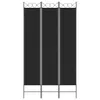 Parawan 3-Panelowy, Czarny, 120X220 Cm, Tkanina Lumarko! Podgląd zdjęcia produktu 3