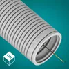 Tubo corrugato RKGL 50mm 320N Peszel con pilota per Anteprima dell’immagine prodotto 2