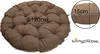 sunnypillow Polster für Papasansessel | rund Durchmesser Produktbild-Vorschau 2
