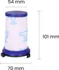 A vacuum cleaner filter with dimensions shown. Produktbild-Vorschau