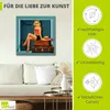 ARTland Leinwandbild Reise nach Paris Größe: 70x70 cm Produktbild-Vorschau 2