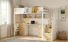 Hoogslaper 90 x 200 cm, Kleur wit en naturel, Massief hout Productafbeelding-voorbeeld 10