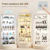 Vitrine Puluomis : Vitrine en verre avec éclairage à 3 Voir les images du produit 5