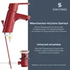 SANTRAS® Waschtischarmatur mit Zugstange in Rot (RAL 3003) Produktbild-Vorschau 4
