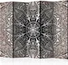 5-teiliger Doppelseitiger Vlies Paravent - Feathers (Pink) Produktbild-Vorschau 1