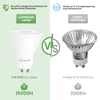 Comparison between a Lumiled LED lamp and a traditional incandescent bulb, highlighting energy savings and lifespan. Náhled obrázku produktu