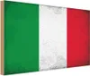 vianmo Holzschild 12x18 cm Italien Italy Vintage Flagge Produktbild-Vorschau 1