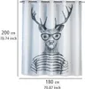 WENKO Dusch Vorhang Badewannen Anti Schimmel inkl. Ringe Produktbild-Vorschau 9