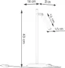 Lampa biurkowa PASTELO czarna 1xG9 8W stal 43x20x14cm Podgląd zdjęcia produktu 7