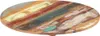 A round tabletop made of reclaimed wood with various colored planks. Anteprima dell’immagine prodotto