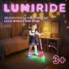 LUMI RIDE Kolobežka pre deti s LED kolieskami, zadné brzdy, Náhľad obrázku produktu 10
