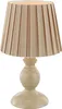 A table lamp with a pleated lampshade. Produktbild-Vorschau