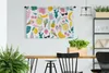 MuchoWow® Wandteppich Wandbehang Sommer - Symbole - Muster Produktbild-Vorschau 2