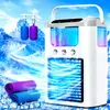 4 in 1 Mini Luftkühler mit Kühlhandtuch Set, 3 Modi, 600ml Produktbild-Vorschau 1