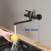 CECIPA Wasserhahn Wandmontage,360° Drehbare Edelstahl Produktbild-Vorschau 4