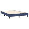 Boxspringbett mit Matratze Blau 140x200 cm Stoff Produktbild-Vorschau 3