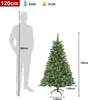 UISEBRT Arbre de Noël artificiel avec éclairage 120cm LED Voir les images du produit 2