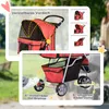 PawHut Hundewagen Hundebuggy Katzenwagen Tierbuggy Pet Produktbild-Vorschau 6