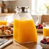 Vilde | Dzbanek szklany 1,8 l - z pokrywką ze stali Podgląd zdjęcia produktu 1