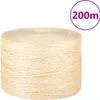 vidaXL Lano 100% sisal 3 mm 200 m Náhled obrázku produktu 4