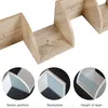 Wandregal Wand-Eckregal Wandregale 20x20x123cm Holzfarbe Produktbild-Vorschau 5