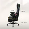 Huzaro Force 4.6 RGB | LED herní židle Ergonomická židle k Náhled obrázku produktu 7