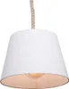 Pendelleuchte 1-flammig HxØ 130x35 cm natur/weiß Produktbild-Vorschau 7
