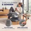 CASARIA Relaxsessel mit verstellbarer Rückenlehne Grau Produktbild-Vorschau 2