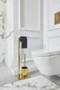 AWD Interior WC-Garnitur Ständer mit Papierhalter Gold Produktbild-Vorschau 3