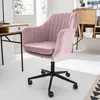 home24 Bürodrehstuhl - Samt Produktbild-Vorschau 3