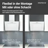 Respekta Schräghaube Leila mit Glasschirm, Weiß, 60 cm Produktbild-Vorschau 4